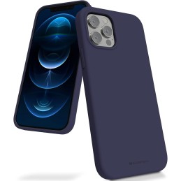 Dėklas Mercury Silicone Case Samsung A266 A26 5G tamsiai mėlynas