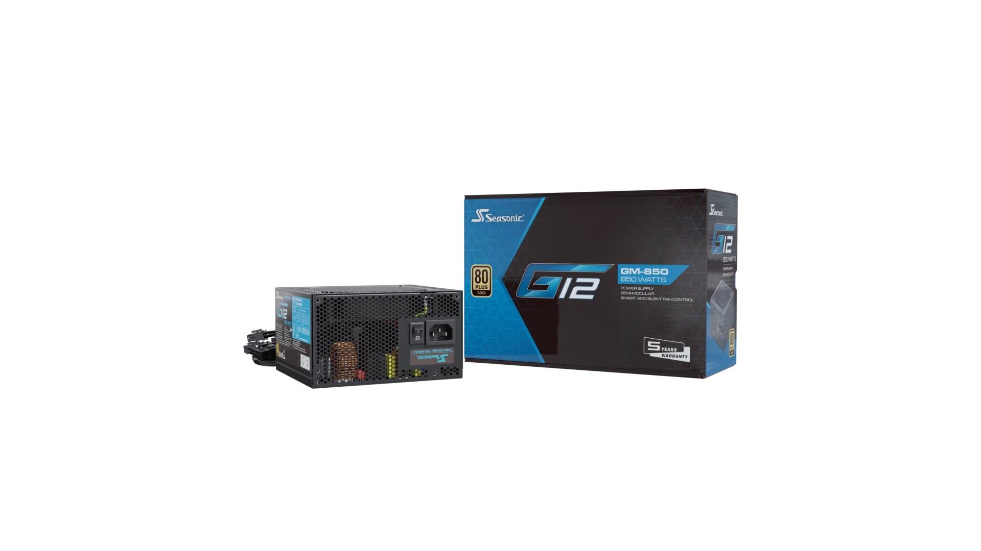 Power Supply|SEASONIC|G12 GM|850 Watts|Efficiency 80 PLUS GOLD|MTBF 100000 hours|G12GM-850 Power Supply|SEASONIC|G12 GM|850 Watts|Efficiency 80 PLUS GOLD|MTBF 100000 hours|G12GM-850