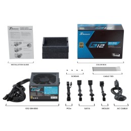 Power Supply|SEASONIC|G12 GM|850 Watts|Efficiency 80 PLUS GOLD|MTBF 100000 hours|G12GM-850