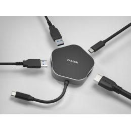 D-Link | 4-in-1 USB-C Hub with HDMI and Power Delivery | DUB-M420 | USB hub | USB Type-C