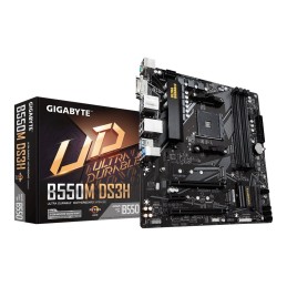 Gigabyte | B550M DS3H 1.0 | Processor family AMD | Processor socket AM4 | DDR4 DIMM | Memory slots 4