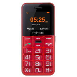 PREKĘ TURIME VIETOJE. Telefonas myPhone Halo Easy raudonas