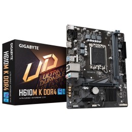 Mainboard|GIGABYTE|Intel H610|LGA1700|Micro-ATX|Memory DDR4|Memory slots 2|1xPCI-Express 3.0 1x|1xPCI-Express 4.0 16x|1xM.