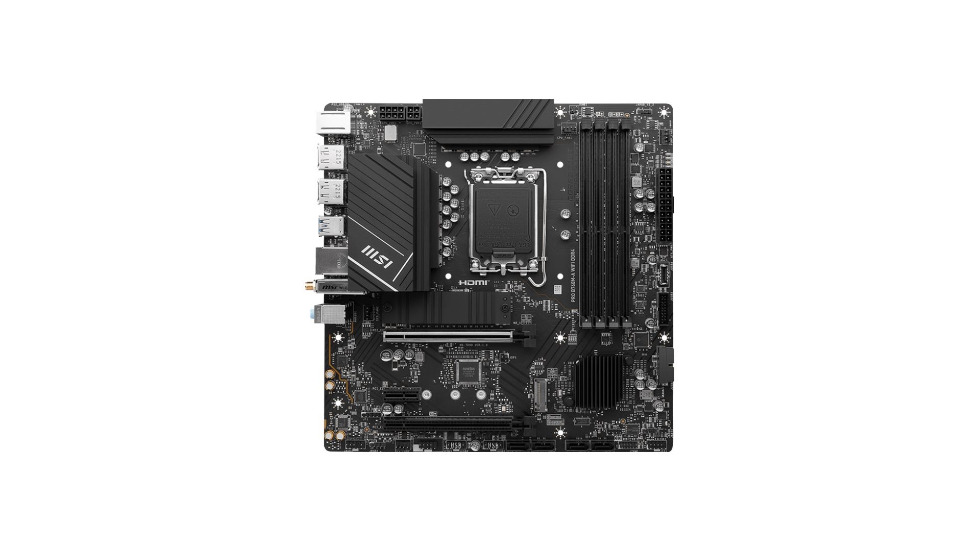 MSI | PRO B760M-A WIFI DDR4 | Processor family Intel | Processor socket LGA1700 | DDR4 MSI | PRO B760M-A WIFI DDR4 | Processor family Intel | Processor socket LGA1700 | DDR4